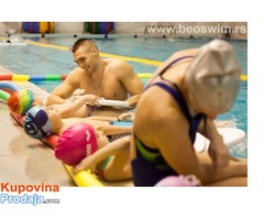 Škola plivanja i obuka neplivača sa školicom sporta za najmlađe Beoswim - Fotografija 1/8