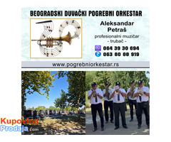 Beogradski duvački pogrebni orkestar bleh muzika trubači za sahrane - Fotografija 1/3